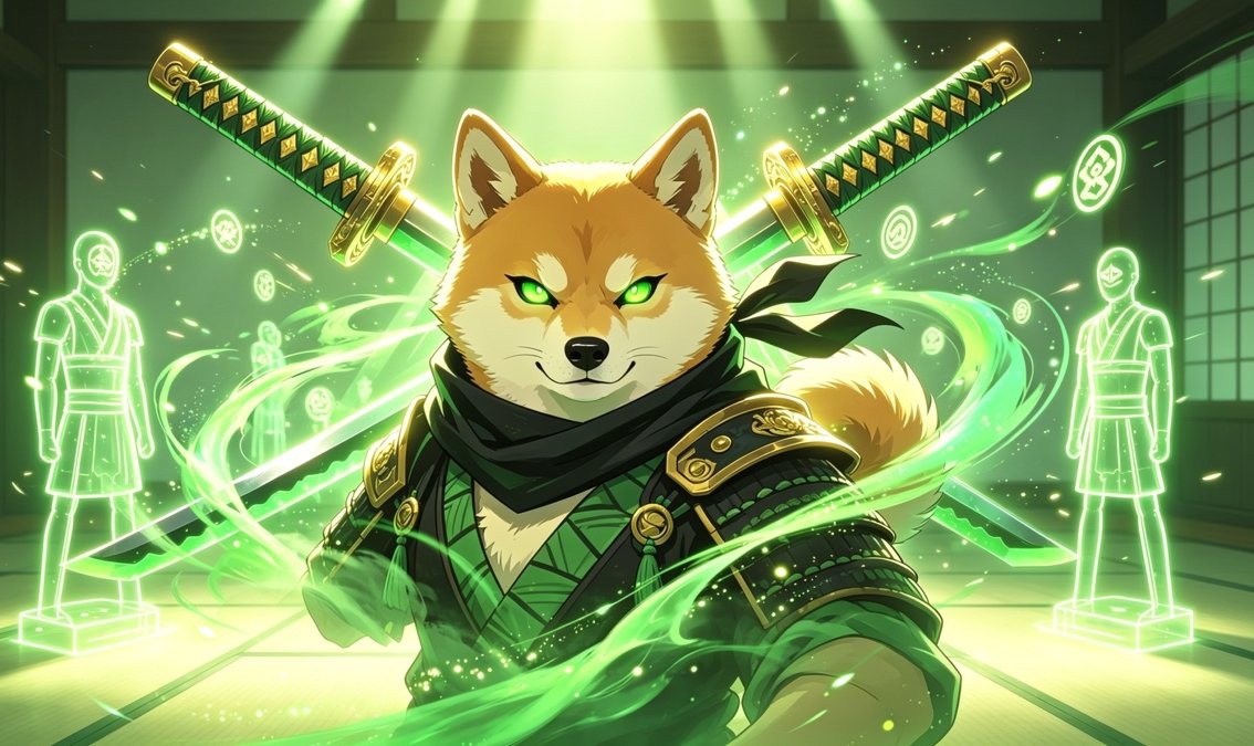 Zoro Inu samurai shiba portrait